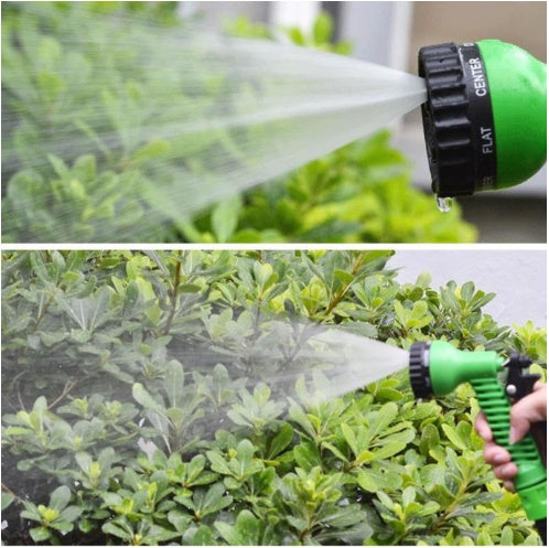 Tuyau d'arrosage télescopique en latex naturel Tuyau d'arrosage haute pression pour lavage de voiture Tuyau d'arrosage de fleurs Tuyau d'arrosage de légumes Eté