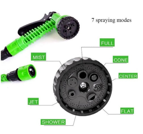 Tuyau d'arrosage télescopique en latex naturel Tuyau d'arrosage haute pression pour lavage de voiture Tuyau d'arrosage de fleurs Tuyau d'arrosage de légumes Eté